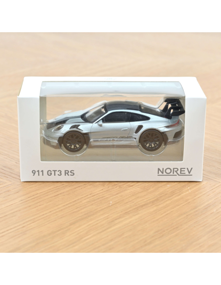 143 PORSCHE 911 GT3 RS 2022 SILVER AND BLACK